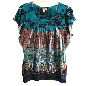 One World Live and Let Live Short Sleeve Lightweight Top